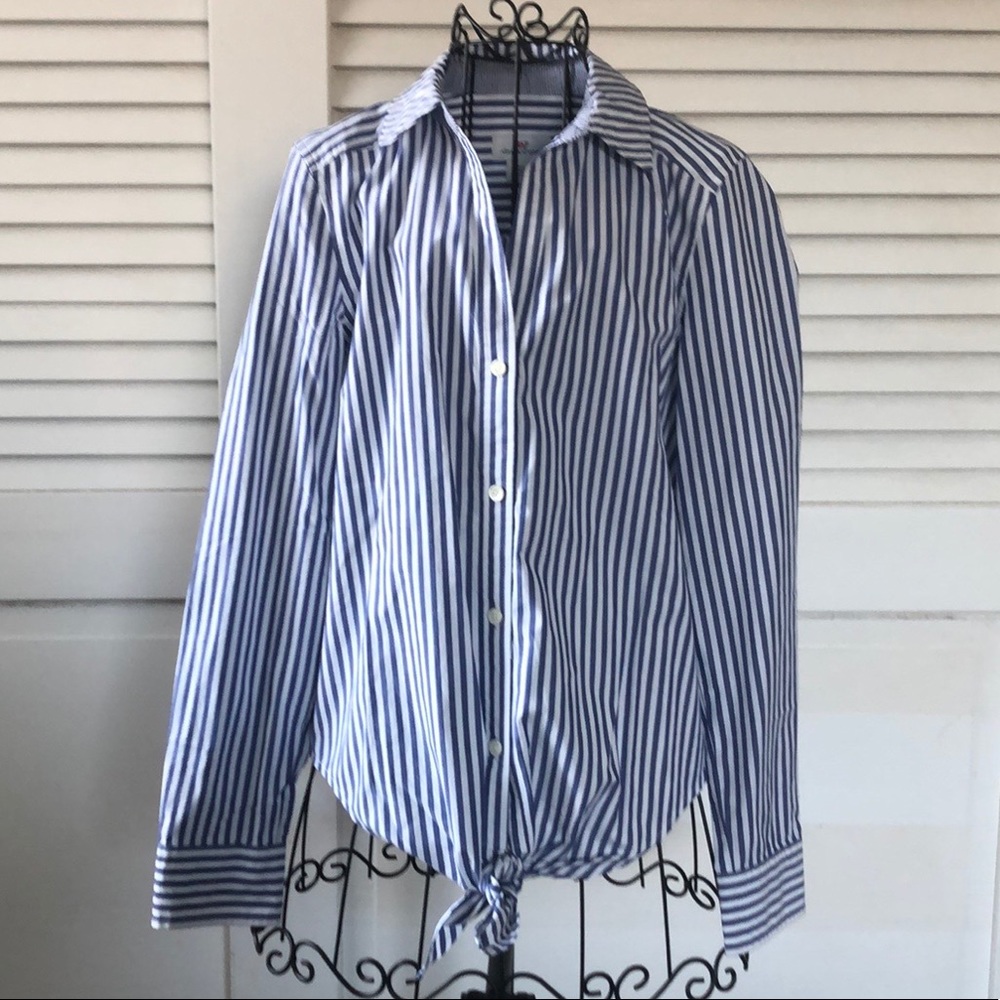 Vineyard Vines Long Sleeve Button/Tie Shirt